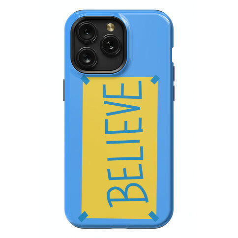 Believe Locker Room Poster Phone Case